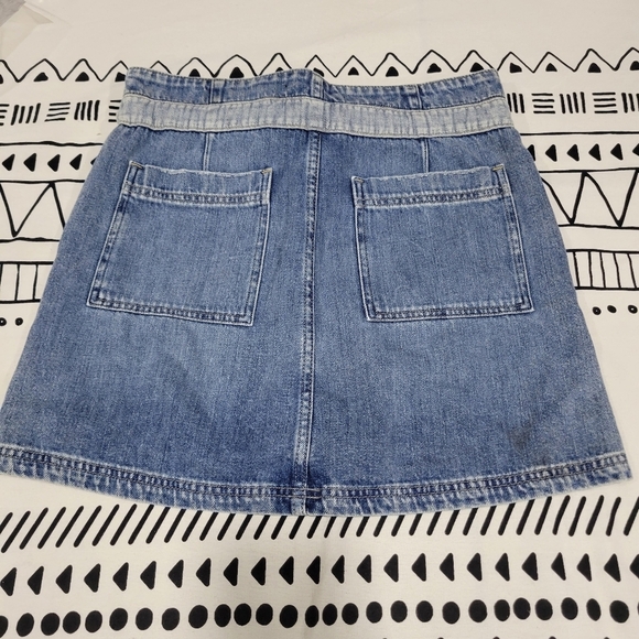 Hudson Women's Belted Cinched Waist High Waisted Jean Mini Skirt Size 25 - Picture 4 of 8